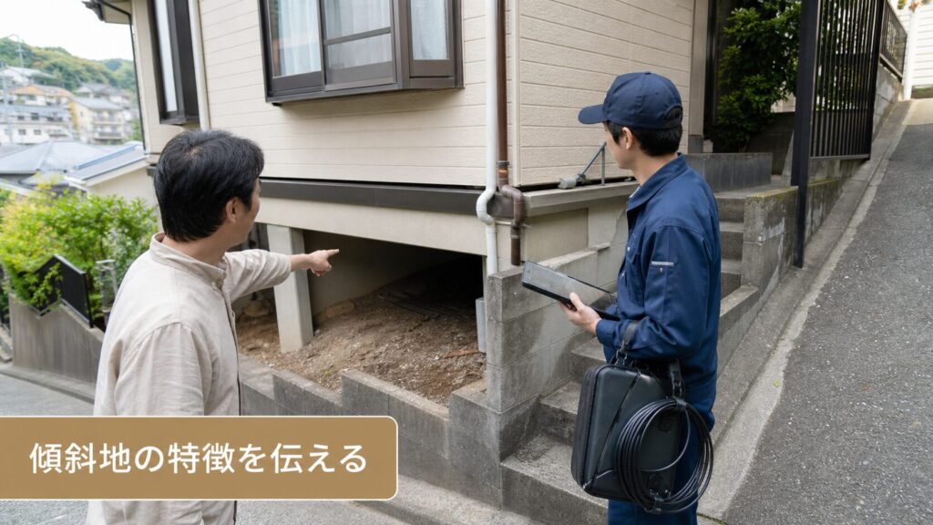 六甲山系と海に挟まれた傾斜地では、斜面特有の侵入経路に注意のイメージ