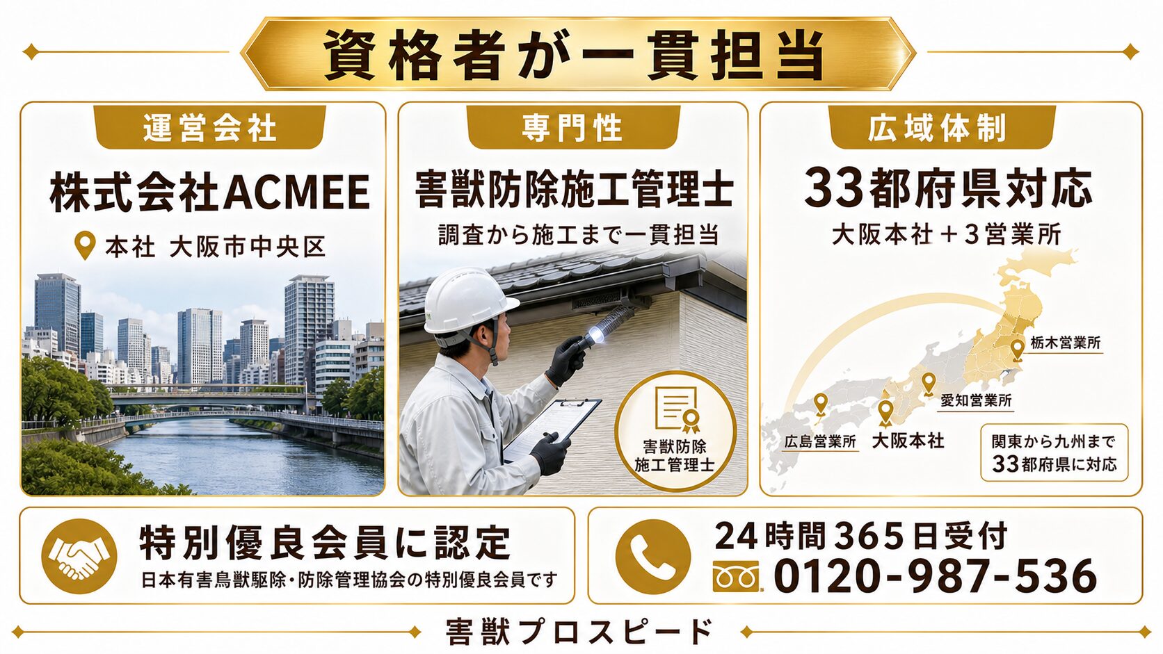 害獣プロスピードと運営会社ACMEEの基本情報